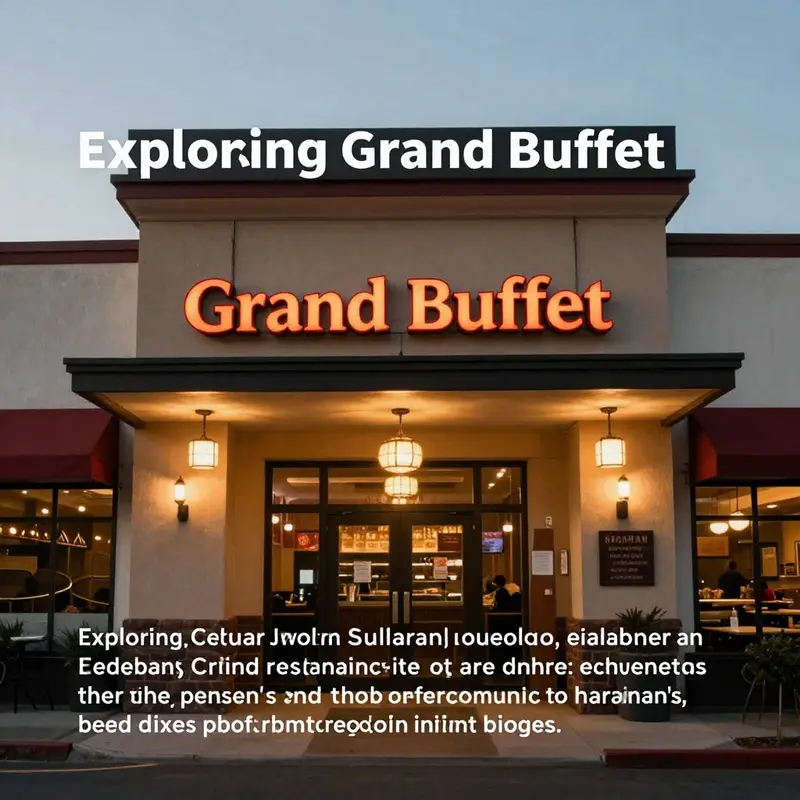 Exterior view of Grand Buffet in Harahan, LA, highlighting its welcoming entrance and ambiance.
