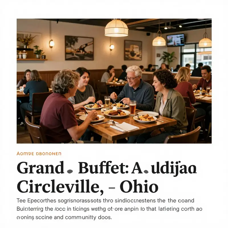 Inside Grand Buffet showing diners enjoying a meal together, capturing the vibrant atmosphere.