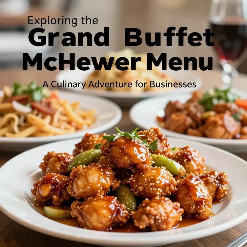 An inviting spread from the Grand Buffet McHenry, highlighting the diversity of menu offerings.