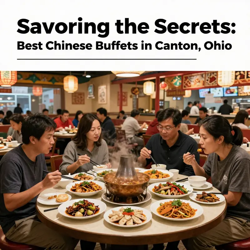 The vibrant atmosphere and diverse offerings at Katana Buffet in Canton, Ohio.