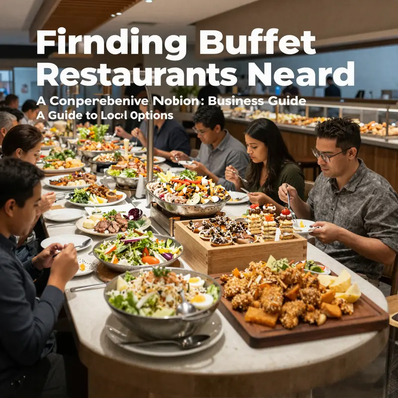 A lively buffet restaurant interior filled with an array of delicious culinary options.