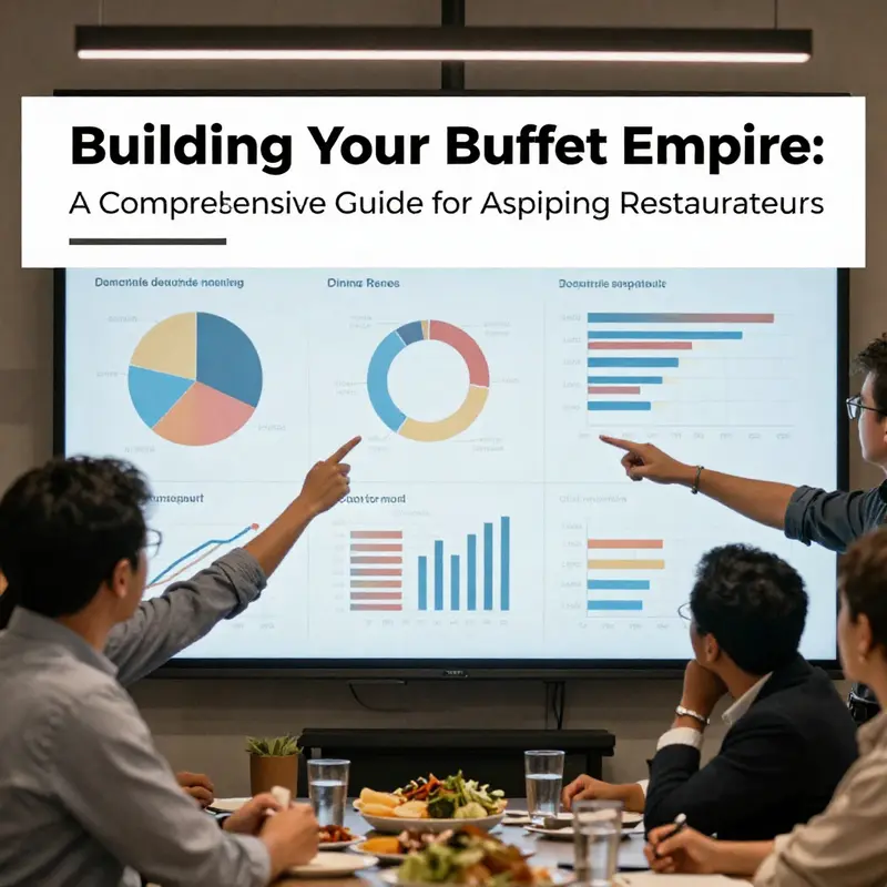 Market research analysis helps identify trends crucial for buffet restaurant success.