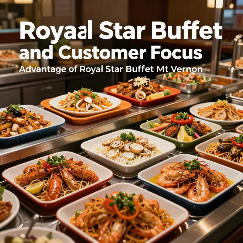 A remarkable selection of dishes at Royal Star Buffet, illustrating the culinary diversity offered.