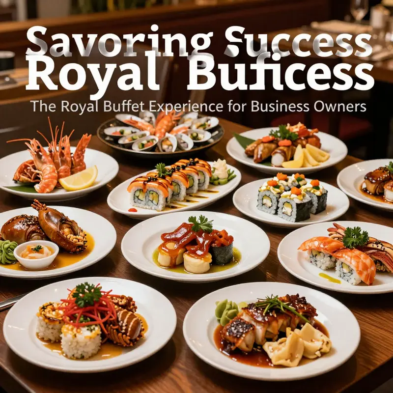 A colorful spread of diverse dishes available at Royal Buffet, ideal for business meetings.