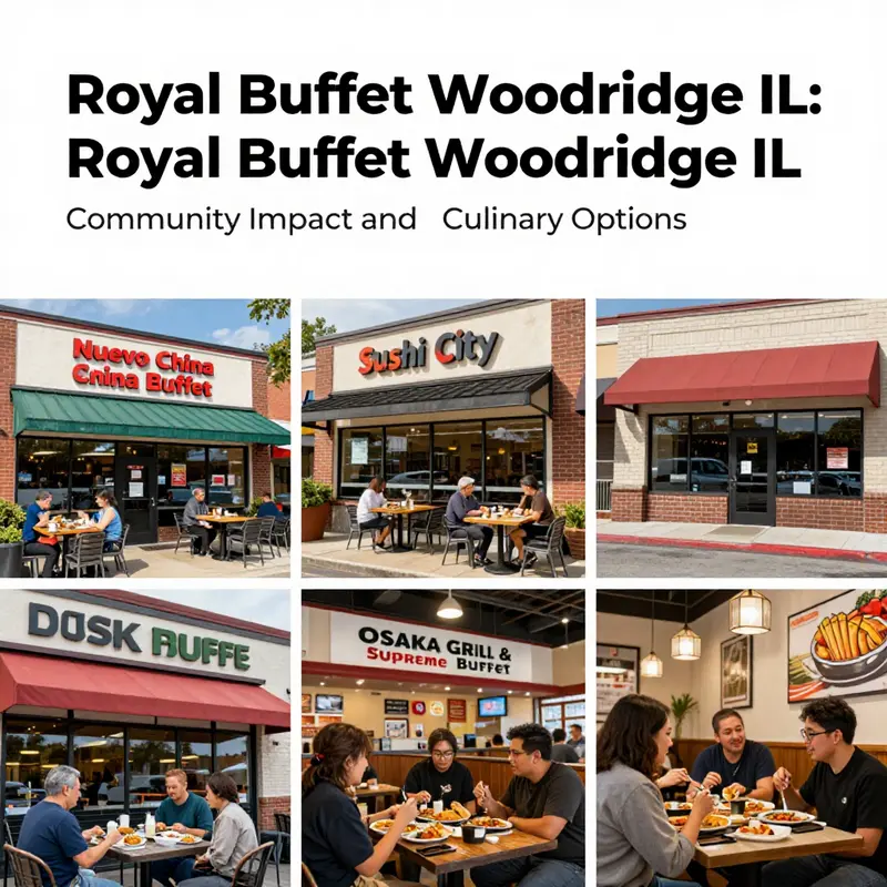 The exterior of the now-closed Royal Buffet in Woodridge, highlighting its significance in the community.