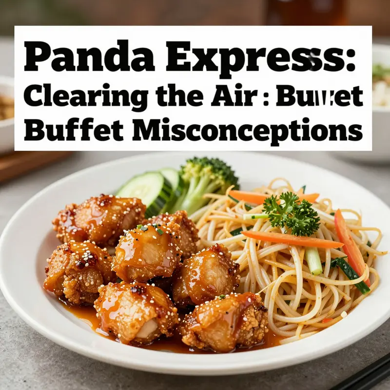 Well-plated Panda Express meal showcasing signature dishes.