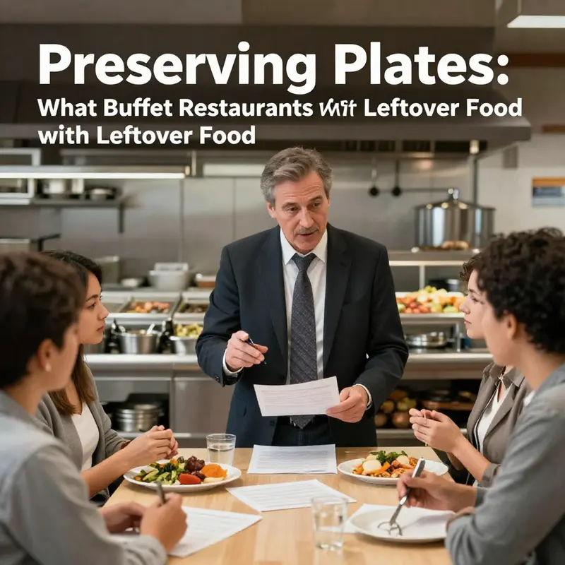 Buffet restaurants take proactive steps to prevent waste through careful preparation and portion management.