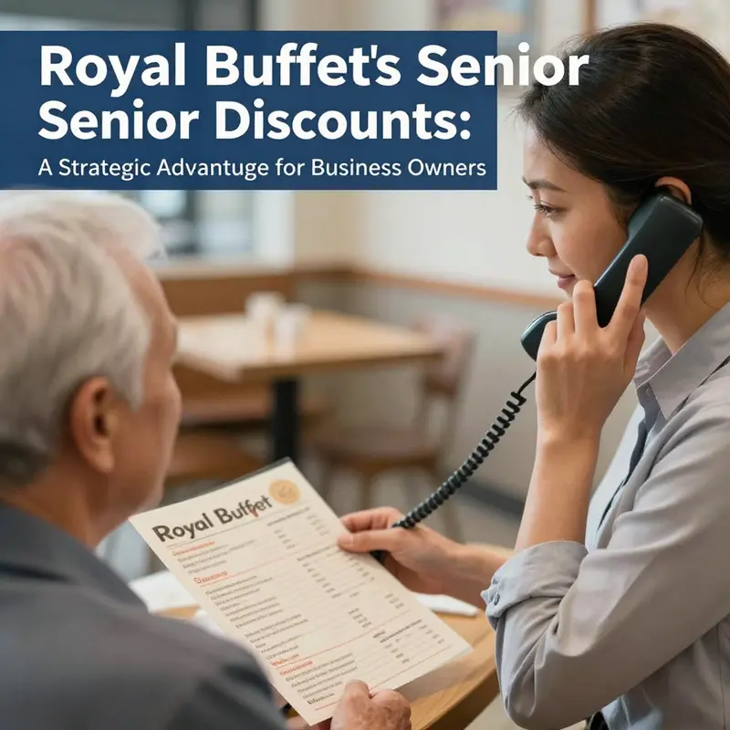 Elderly patrons enjoying discounted meals at Royal Buffet, showcasing the welcoming atmosphere and diverse food options.