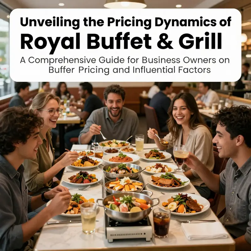 A busy interior of Royal Buffet & Grill filled with customers enjoying a buffet meal.