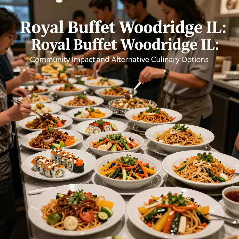 The exterior of the now-closed Royal Buffet in Woodridge, highlighting its significance in the community.