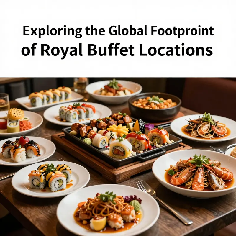 Map showing diverse Royal Buffet locations across the United States.