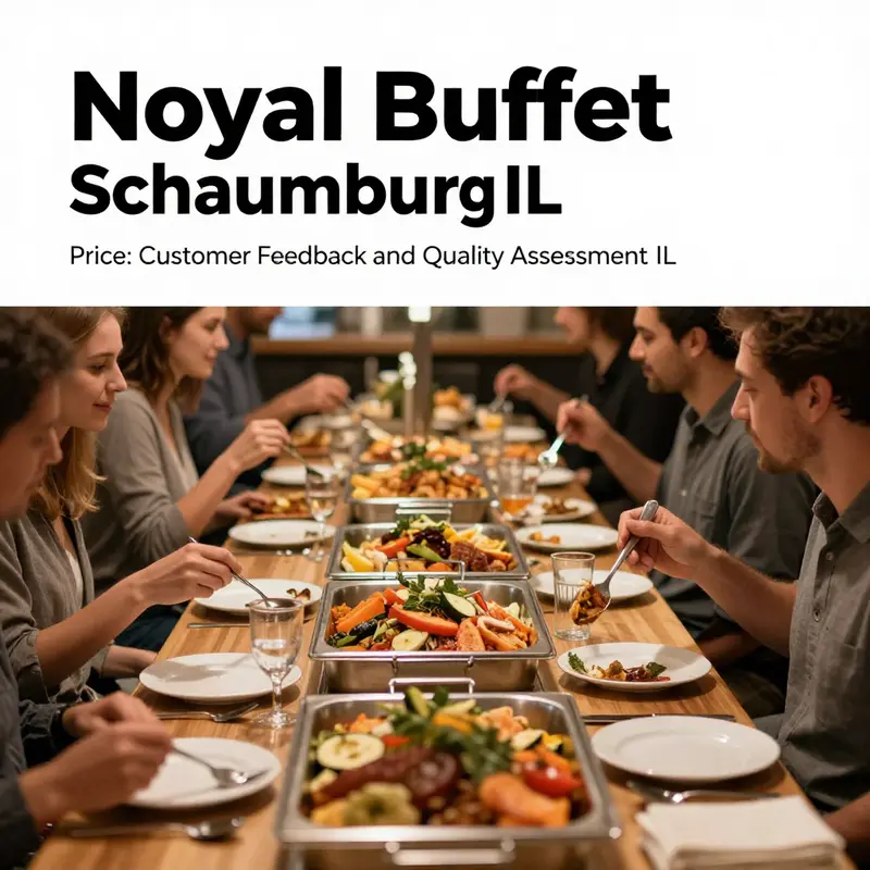A vibrant buffet lunch scene illustrating the diverse offerings available at Royal Buffet.