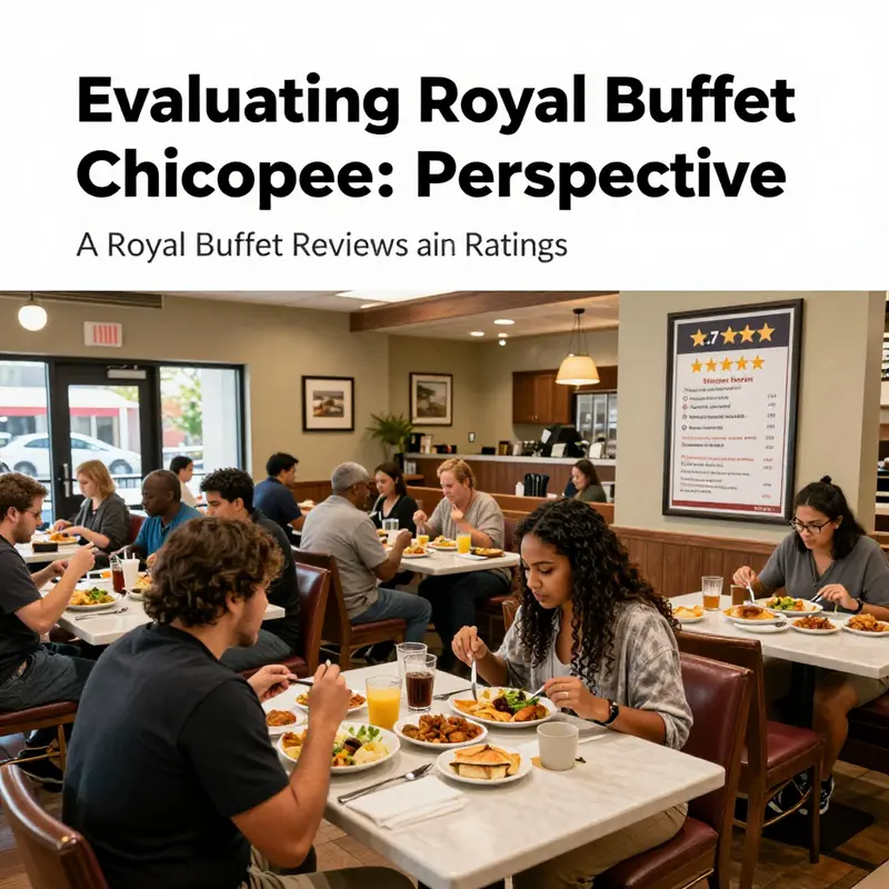 An engaging dining area at Royal Buffet with patrons giving their feedback on the dining experience.