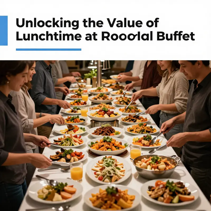 The inviting entrance of Royal Buffet, a perfect place for a midday meal.