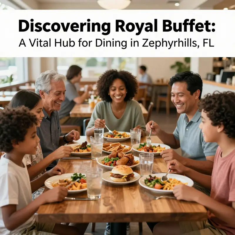 A diverse selection of dishes presenting quality and variety at Royal Buffet.
