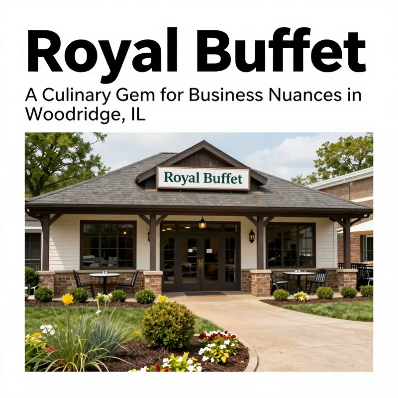 Royal Buffet's exterior view, showcasing a welcoming atmosphere for diners.