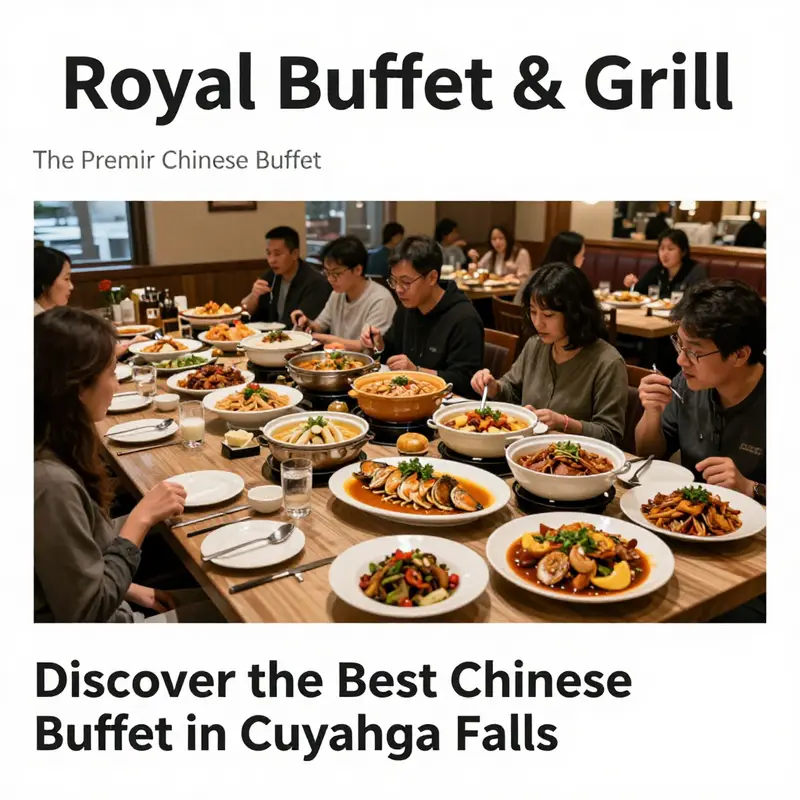 Inside the Royal Buffet & Grill, where diners enjoy a vast selection of Chinese cuisine.