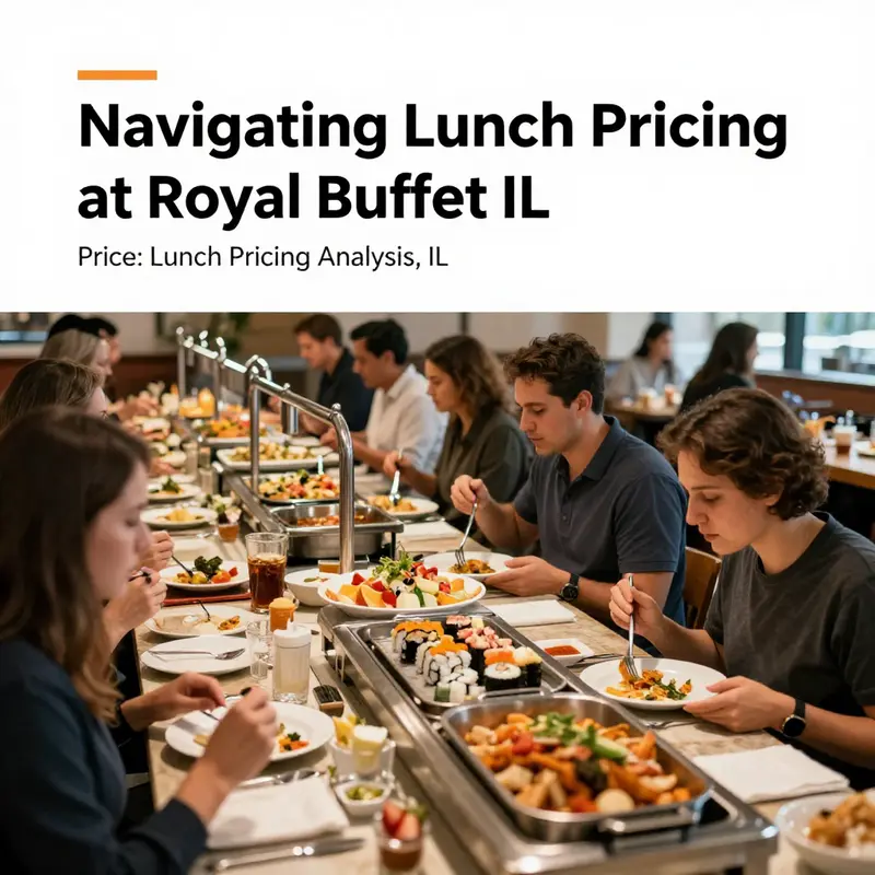 A vibrant buffet lunch scene illustrating the diverse offerings available at Royal Buffet.