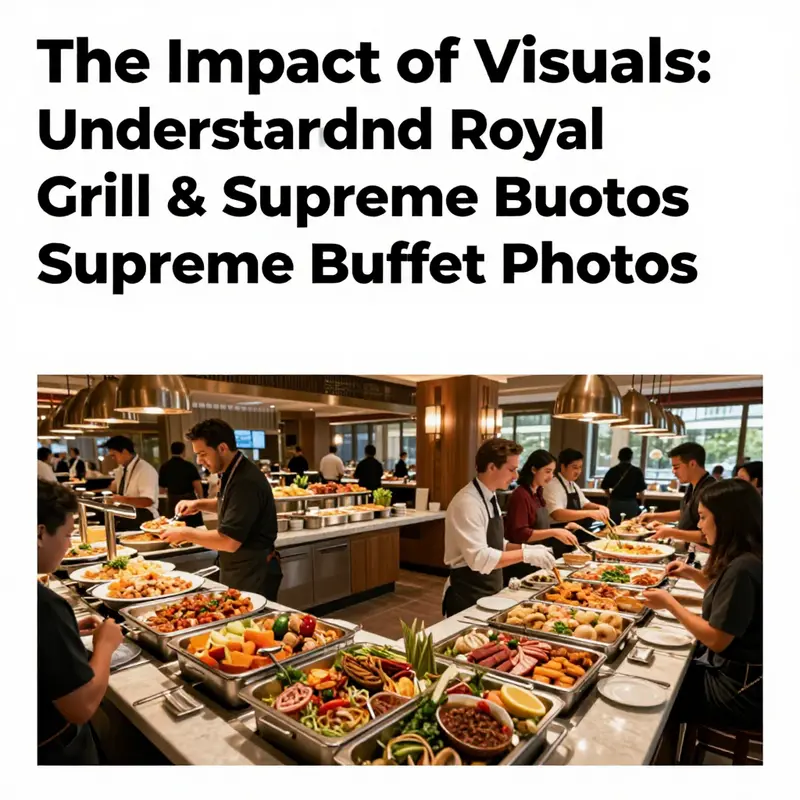 A broad view of Royal Grill & Supreme Buffet, depicting a joyful dining environment filled with diverse food options.