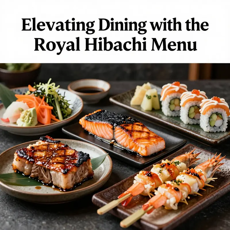 An engaging hibachi dining experience on a Royal Caribbean cruise ship.