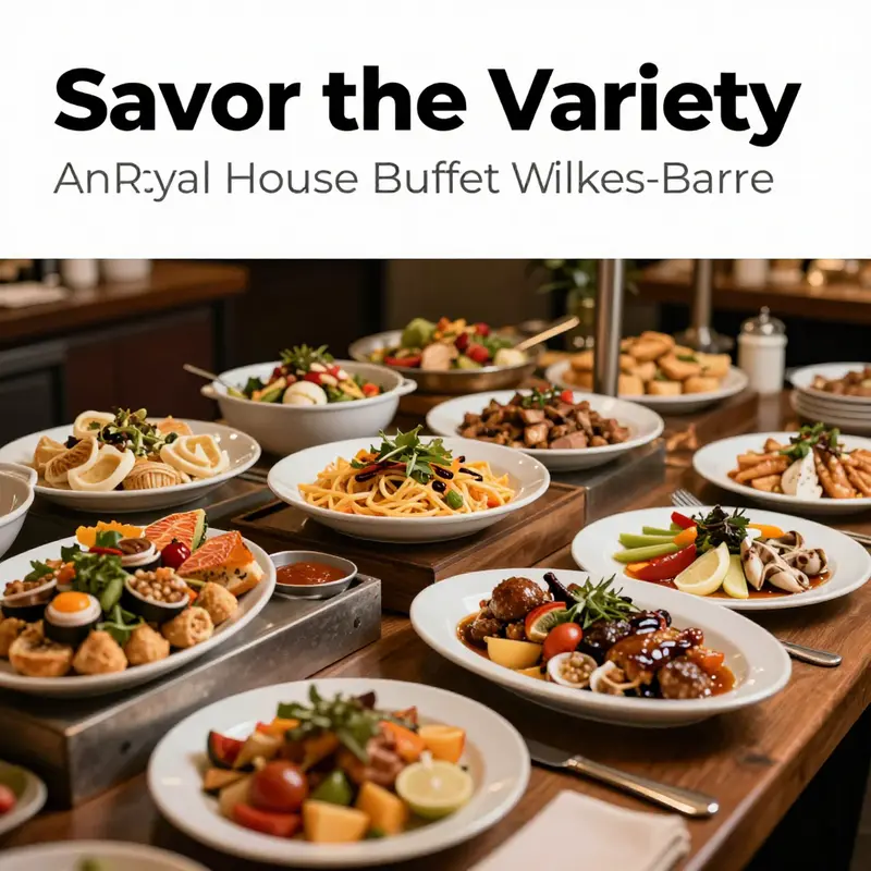 A stunning buffet table with a variety of cuisines representing Royal House Buffet in Wilkes-Barre.