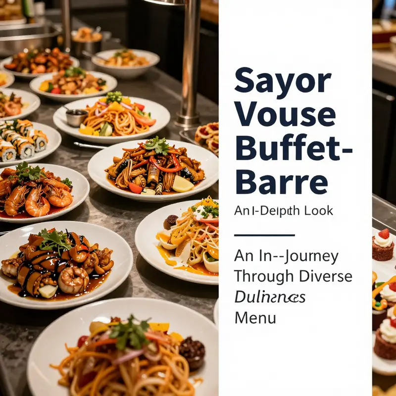 A diverse array of dishes highlights the culinary variety available at Royal House Buffet.