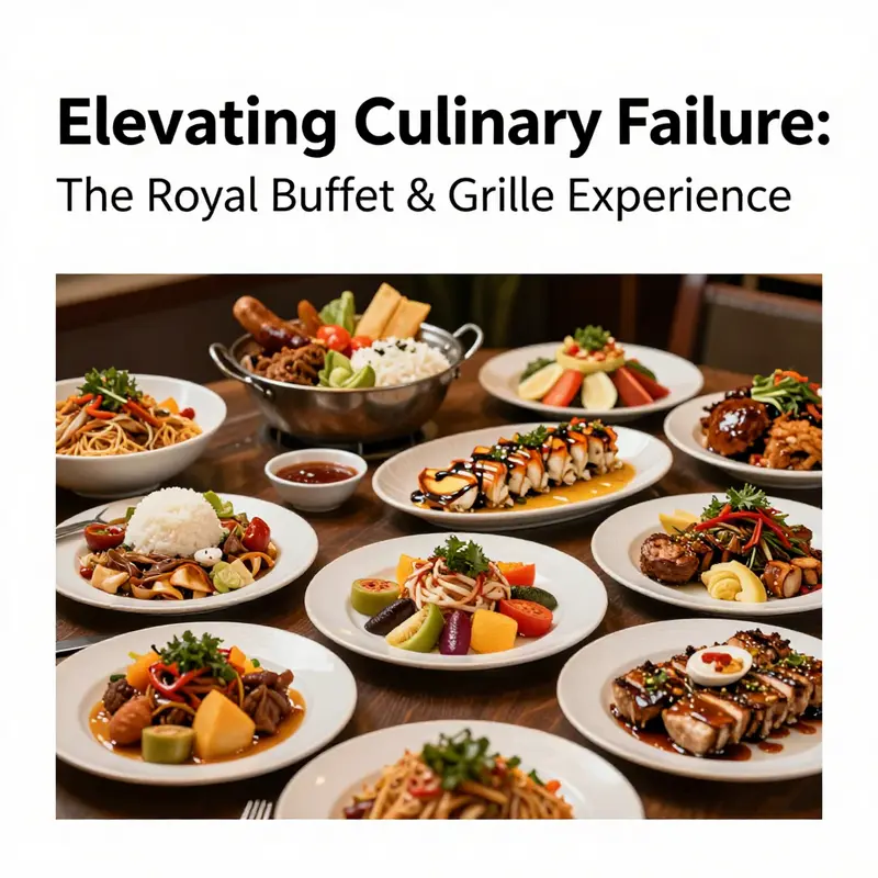 An enticing array of dishes representing the diverse culinary offerings available at Royal Buffet & Grille.