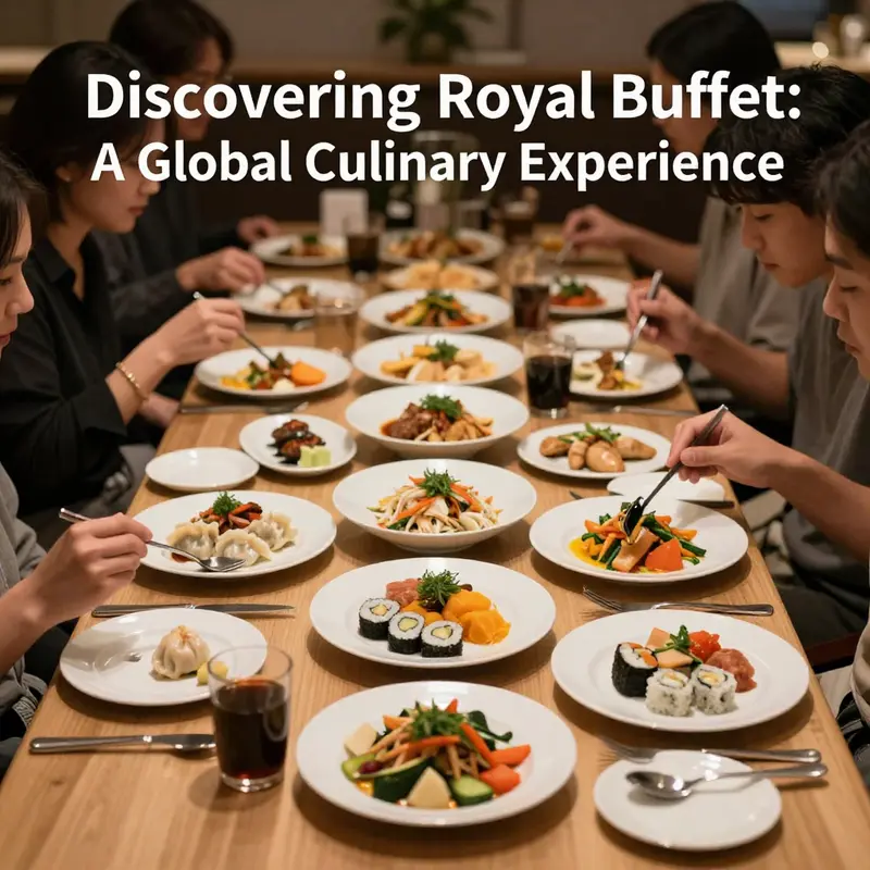A visual representation of the Royal Buffet restaurants in key global locations.