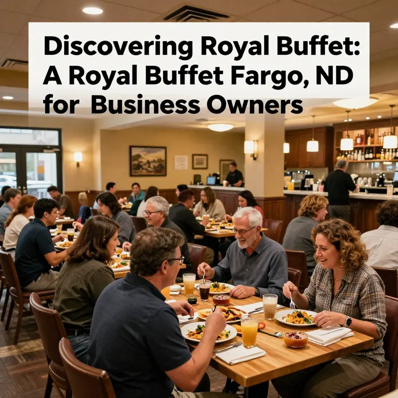 The welcoming atmosphere at Royal Buffet, setting the stage for memorable business meals.