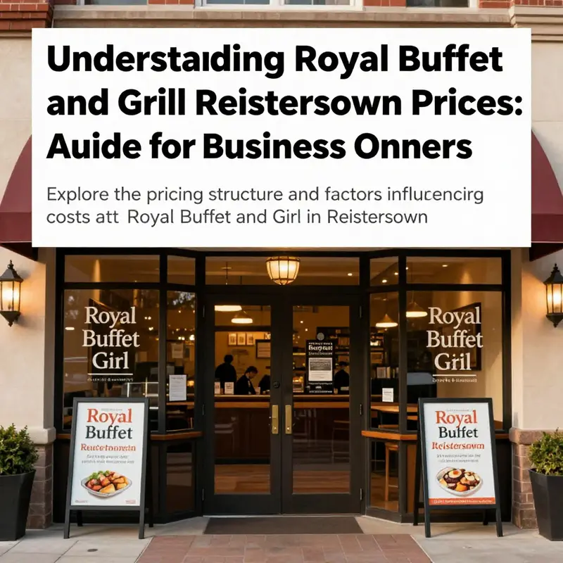 A welcoming view of Royal Buffet and Grill in Reisterstown, highlighting its open entrance and vibrant atmosphere for diners.