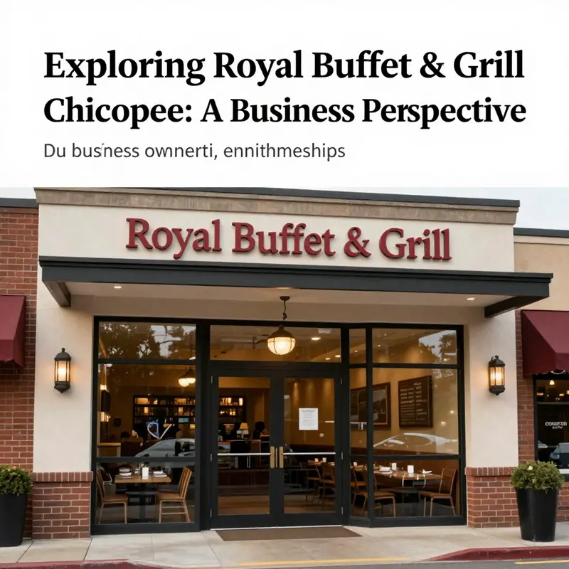 The welcoming entrance of Royal Buffet & Grill in Chicopee, MA, highlighting the restaurant's inviting atmosphere.
