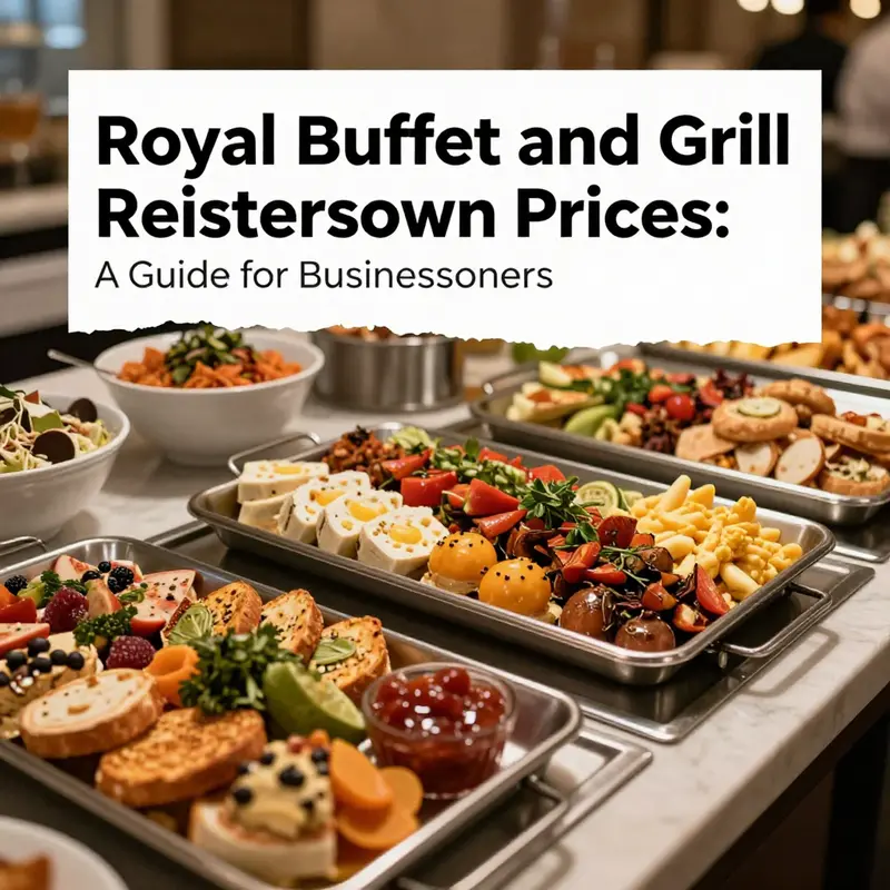 A captivating view of the buffet at Royal Buffet and Grill, emphasizing variety and presentation.