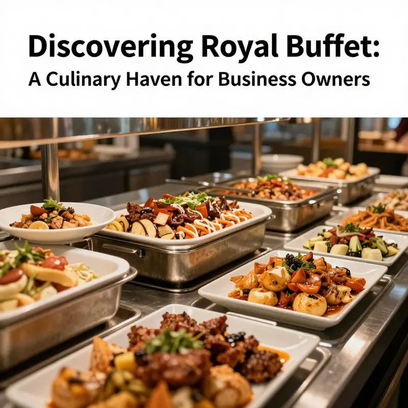The welcoming atmosphere at Royal Buffet, setting the stage for memorable business meals.