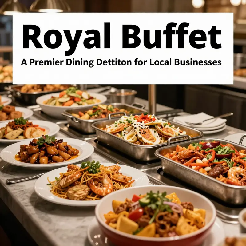 The bustling atmosphere inside Royal Buffet, showcasing the inviting environment for business gatherings.