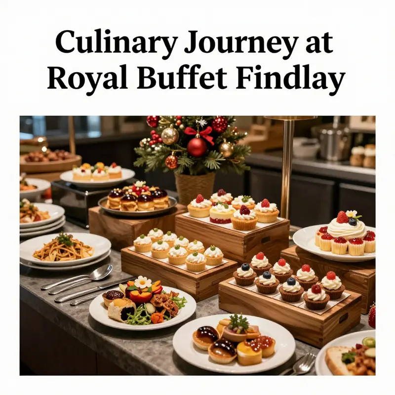 A selection of popular dishes from the Royal Buffet Findlay menu.