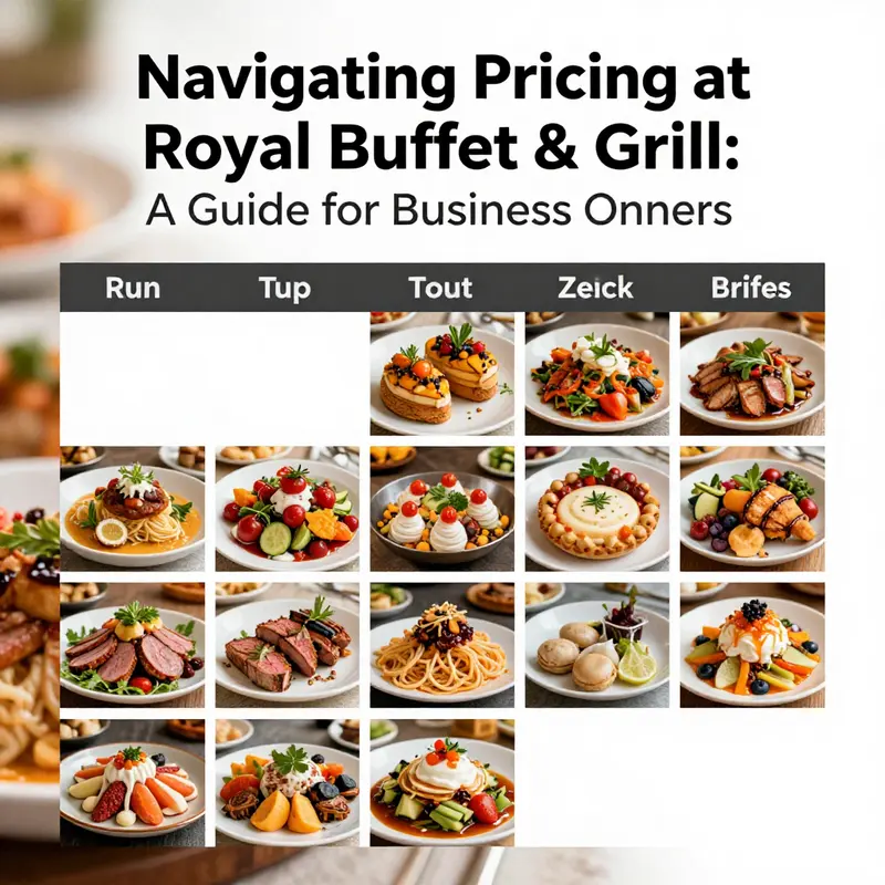 A vibrant spread of buffet dishes represents the variety offered by Royal Buffet & Grill.