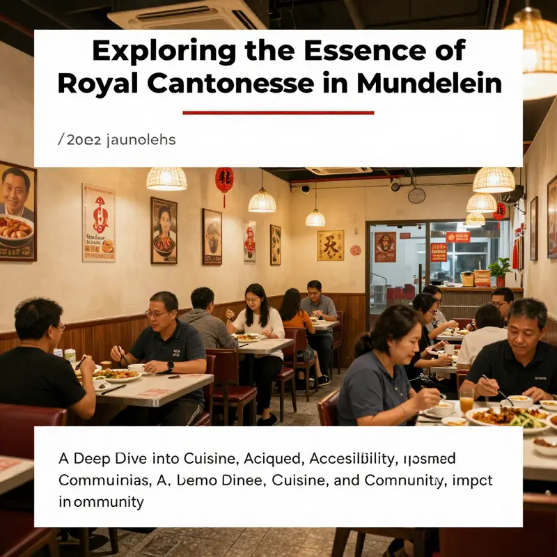 Interior design of Royal Cantonese showcasing cozy seating and warm lighting with diners enjoying their meals.