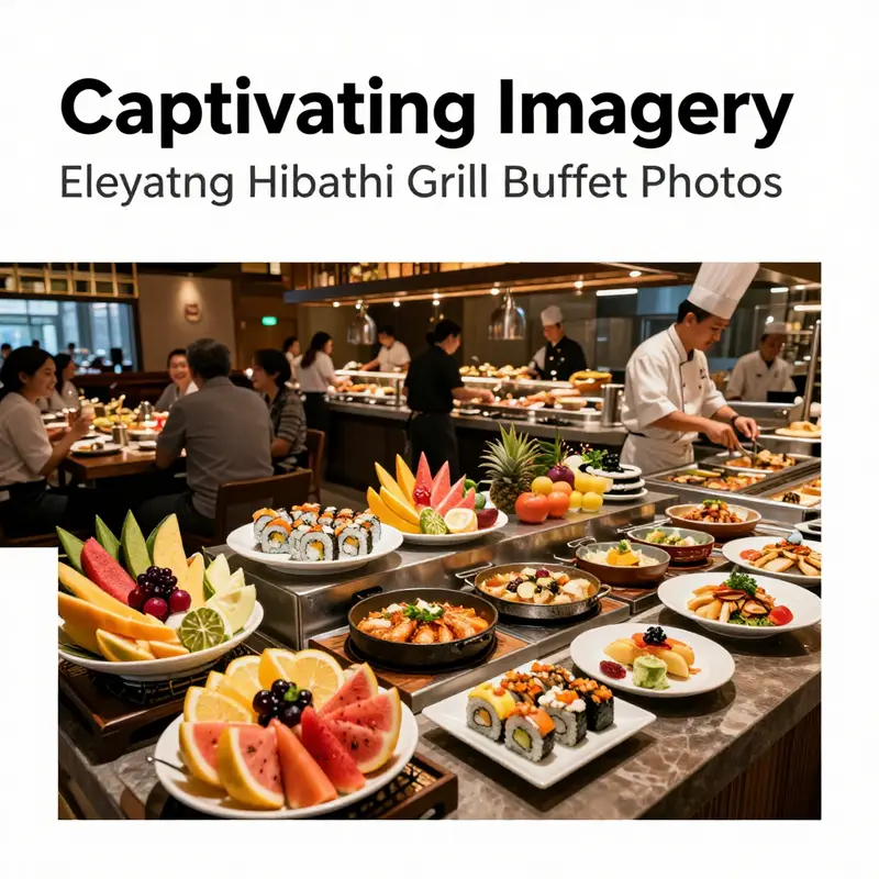 The vibrancy of Royal Hibachi Grill Buffet, with a stunning array of dishes and a lively dining atmosphere.