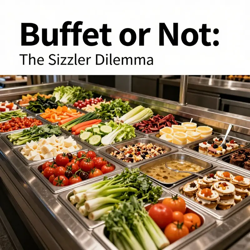 The vibrant Sizzler salad bar showcasing an assortment of vegetables and toppings.