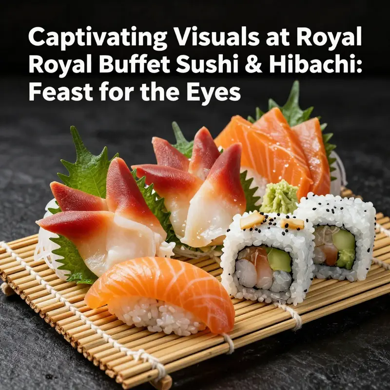 An exquisitely arranged sushi platter highlighting the culinary artistry of Royal Buffet.