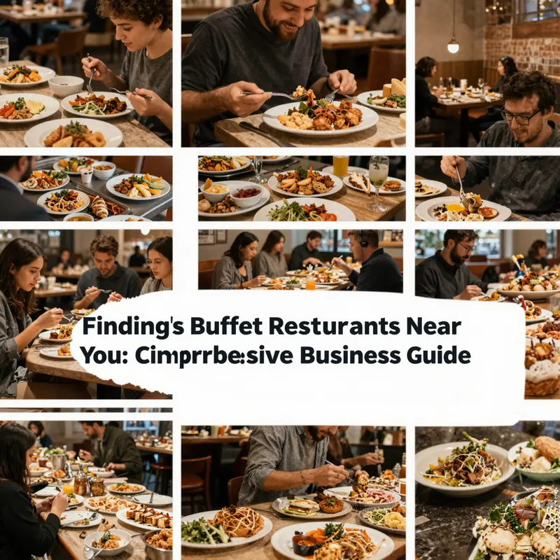 A lively buffet restaurant interior filled with an array of delicious culinary options.