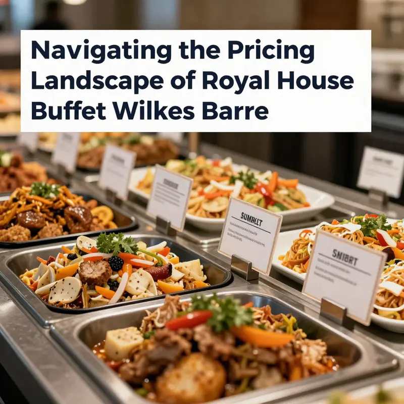 A vibrant buffet display reflecting the diverse offerings similar to those at Royal House Buffet.