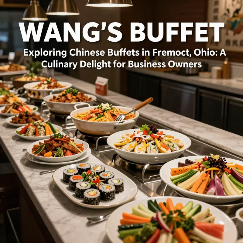 A delightful display of dishes at Wang’s Buffet, highlighting its variety and inviting ambiance.