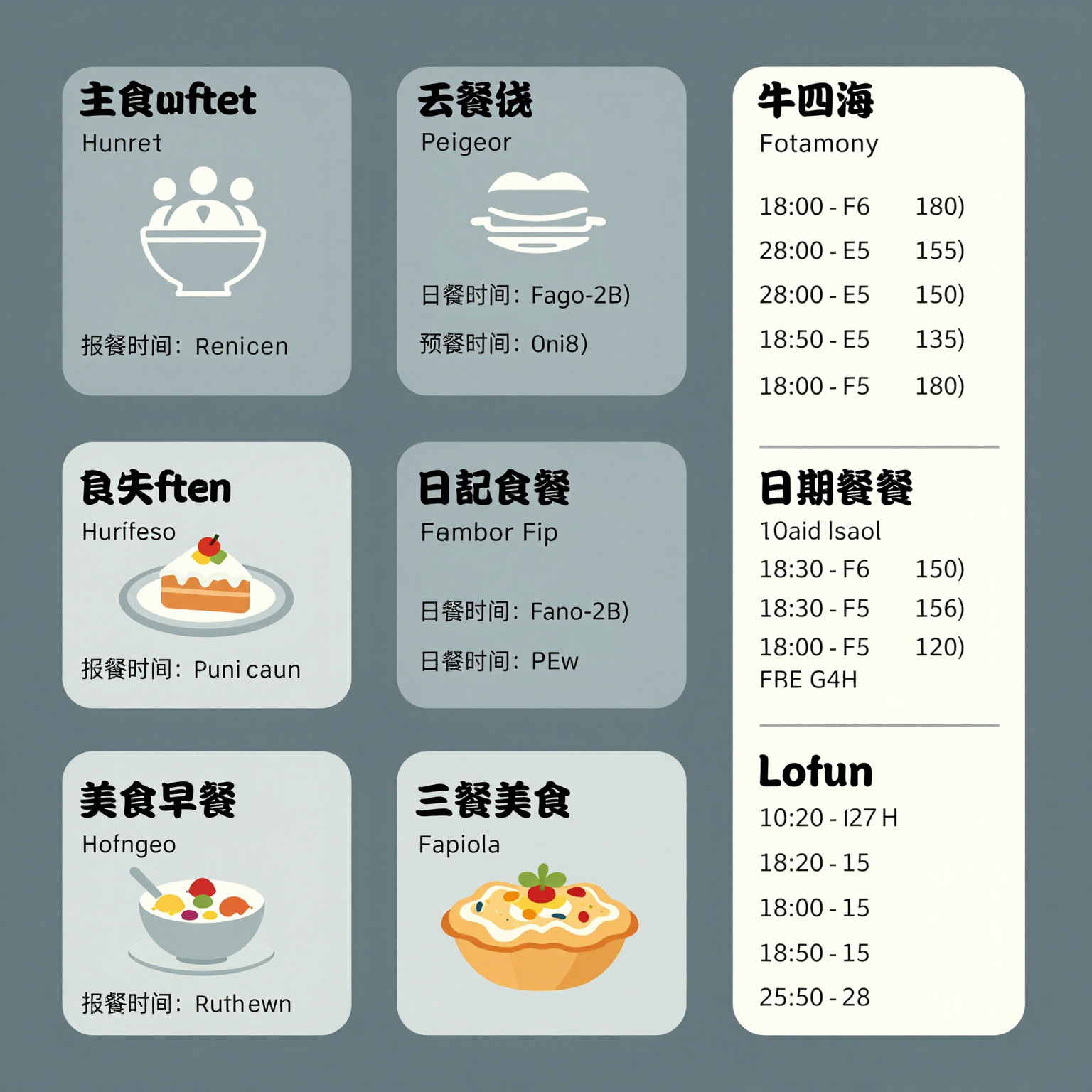 Buffet Restaurant Operating Hours
