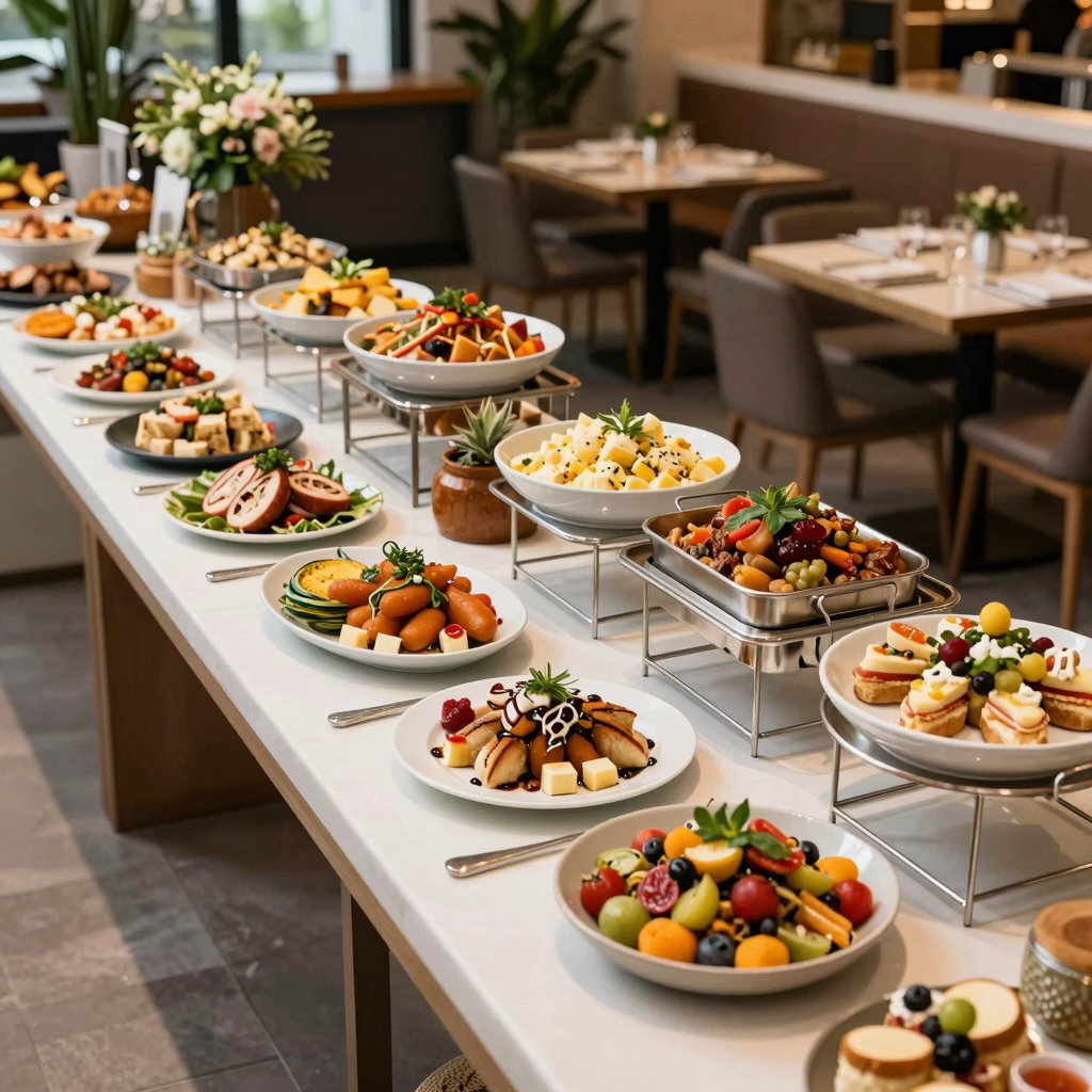 Buffet Restaurant Setup