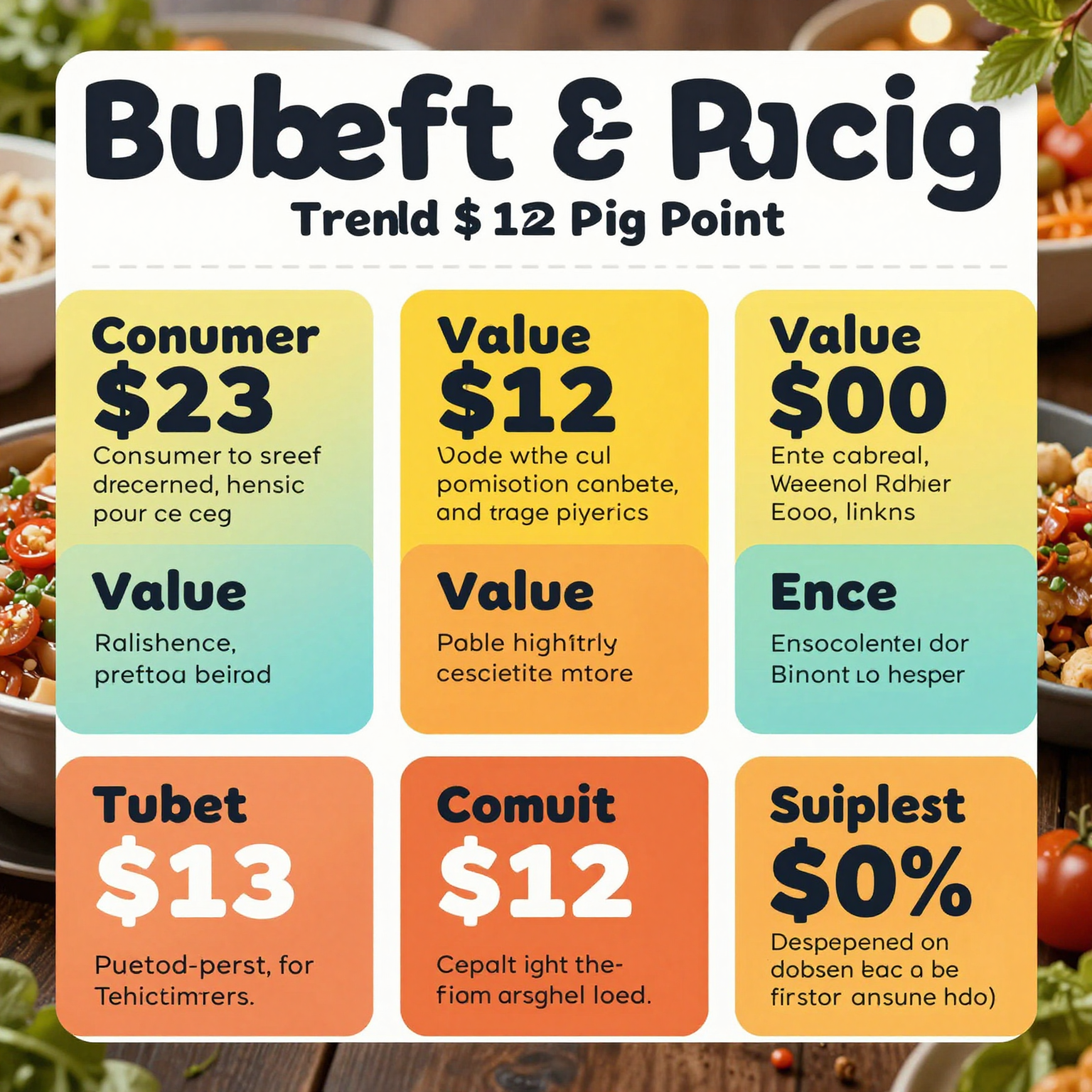 Infographic on Buffet Pricing Trends