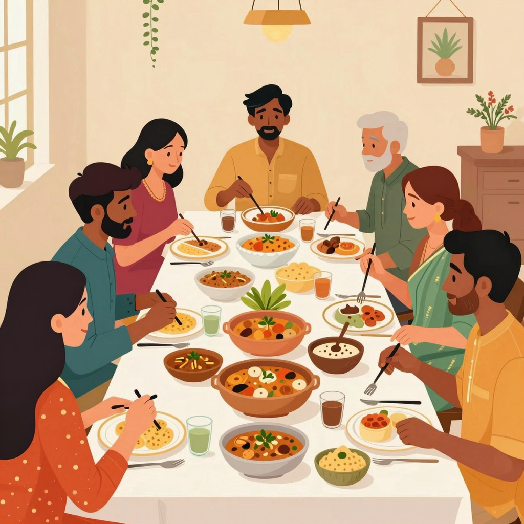 Communal Indian Dining