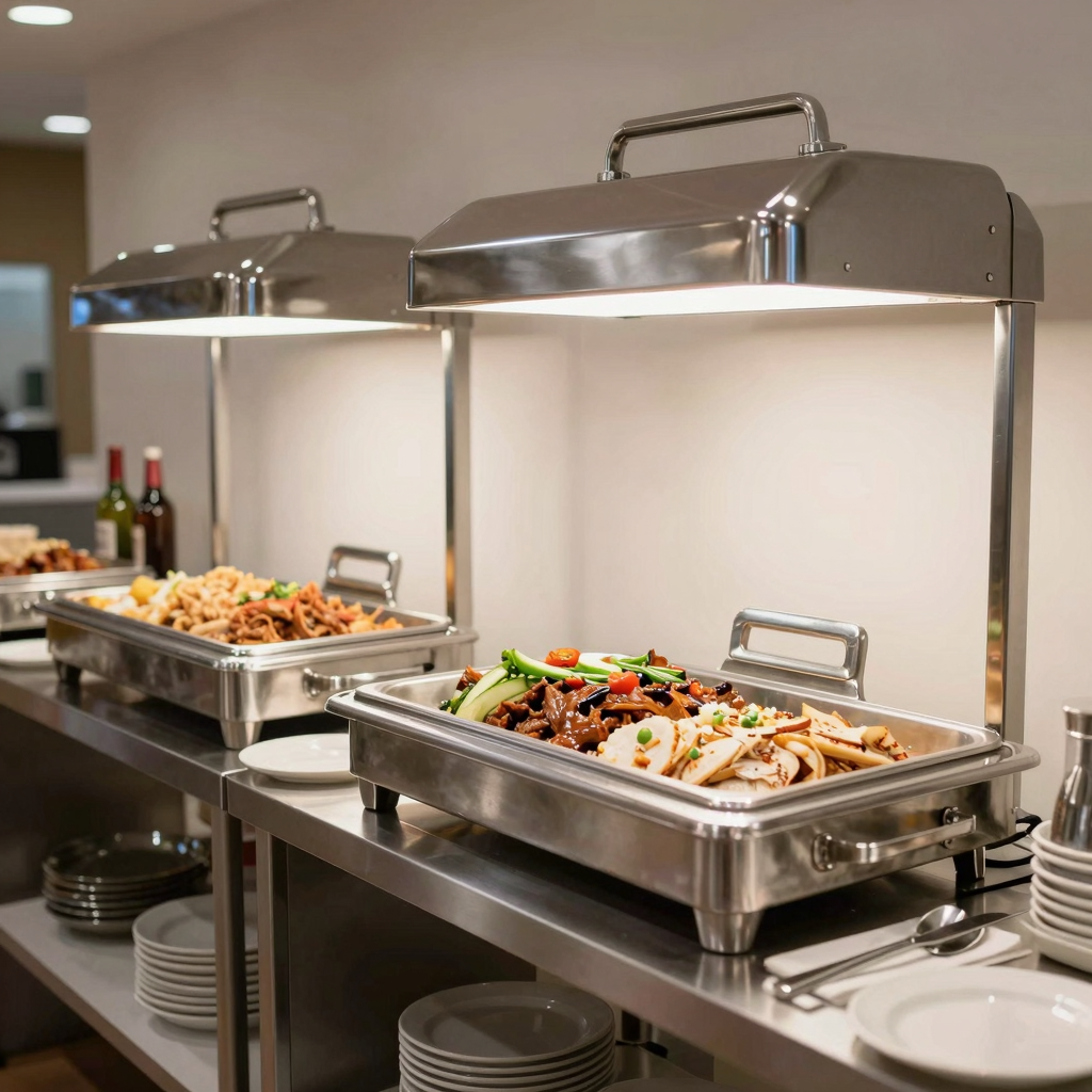 Modern Commercial Buffet Setup