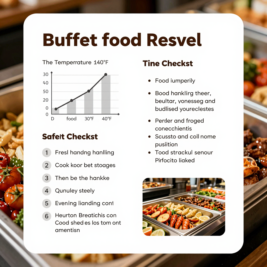 Food safety tips for buffet food resale