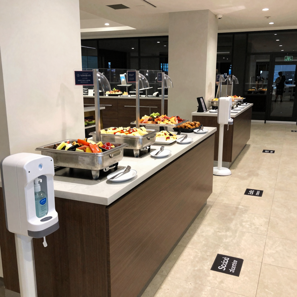 Modern Buffet Setup